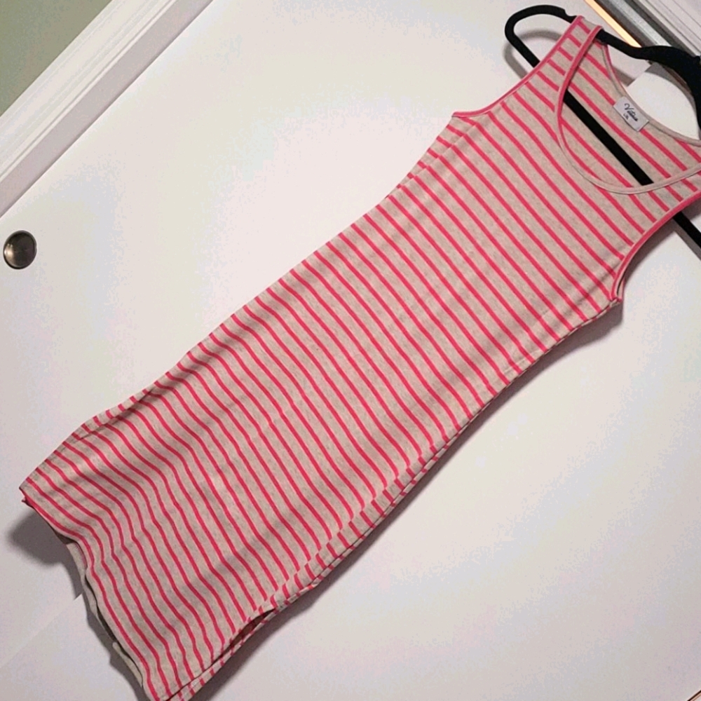 Victoria stripe tank dress